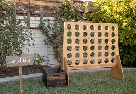 Giant Connect Four Game Diy Unpainted 4 In A Row