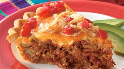 That one can take some practice to master, because if you handle it too much it will end up. Cheese-Topped Taco Pie recipe from Pillsbury.com