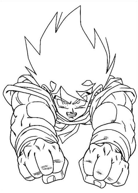 Coloriage Dragon Ball Z Goku Noiseov