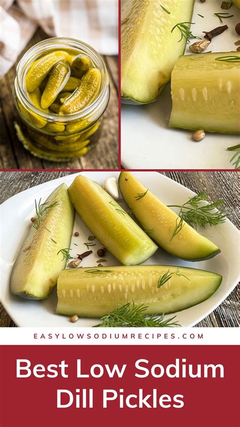 Low Sodium Dill Pickles Recipe Canning Recipes Low Salt Recipes Easy Low Sodium Recipes