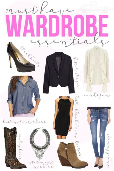 Fashion Must Have Wardrobe Essentials • Taylor Bradford