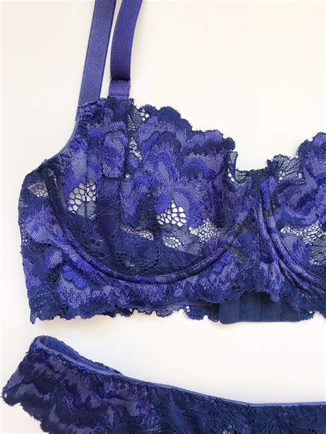 Blue Lace Lingerie Erotic Lingerie Sexy Lingerie Sexy T For Etsy