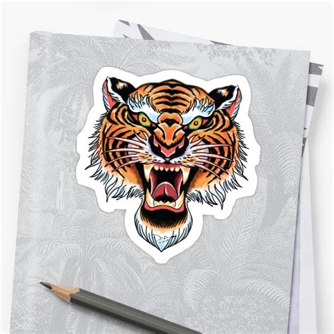 Royal Bengal Tiger Sticker Sticker By Mistersid Redbubble