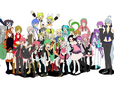 Vocaloids And Utau Reunion Hatsune Miku Wallpaper 24858107 Fanpop