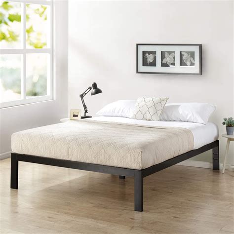 Platform Bed Frame Sturdy Metal Construction No Box Spring Required