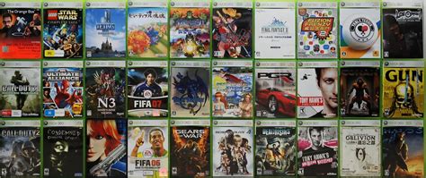 Xbox 360 Video Games List