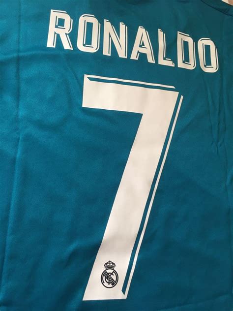 Adidas Real Madrid 201718 Third Kit Cristiano Ronaldo Nike Mens