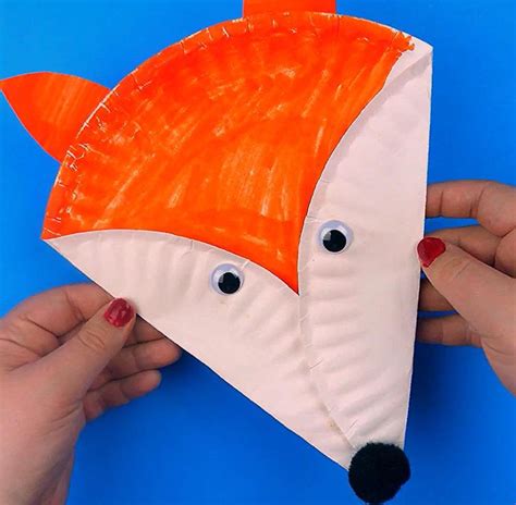 Make A Fun Paper Plate Fox Craft With The Kids Fox Art Project Easy