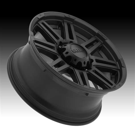 Ultra 226 Machine Satin Black Custom Wheels Rims Ultra Custom Wheels