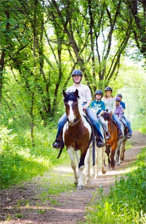 Shenandoah Riding Center Galena Illinois Horseback Riding Trails