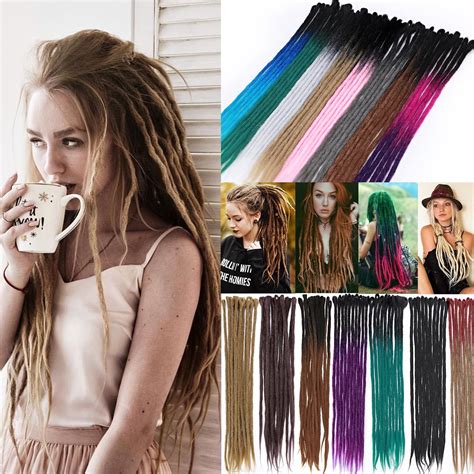 Benehair Dreadlock Extensions Full Head Pack Synthetic Dreads Faux Locs