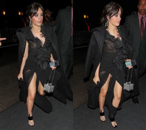 Camila Cabello Braless Boobs In A See Through Sexy Thefappenist