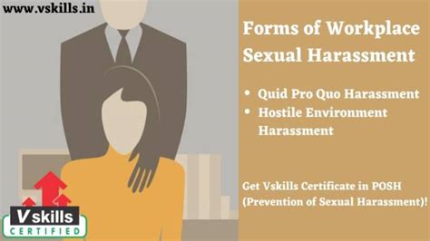 Different Forms Of Sexual Harassment At Work