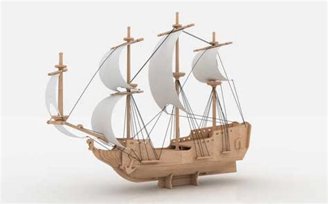 Laser Cut Pirate Ship Free Dxf File For Free Download Vectors Art