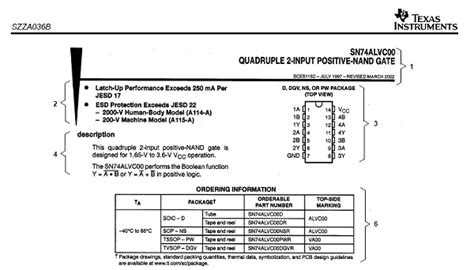 App Note Understanding And Interpreting Logic Ic Datasheets