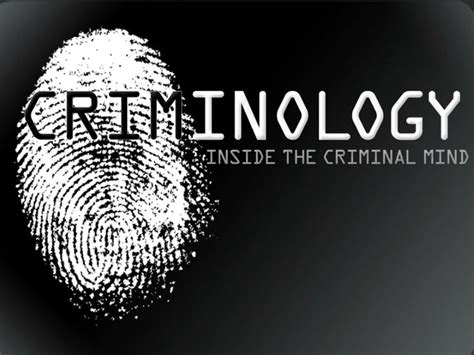 Criminology Criminology University Notes Masters Programs