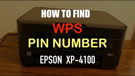 How To Find Wps Pin Number Of Epson Xp 4100 All In One Printer Review