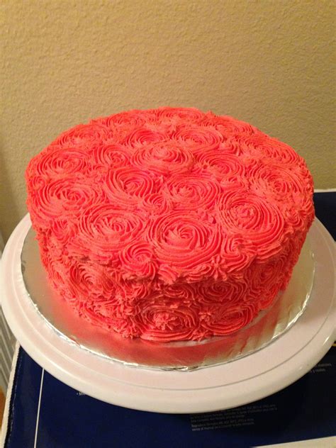 Pink Rose Swirl Cake Swirl Cake Cake Rose Swirl Cake