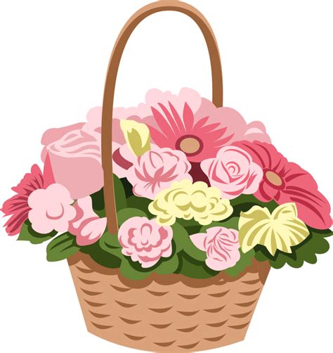 Flower Basket Png Graphic Design 20001951 Png