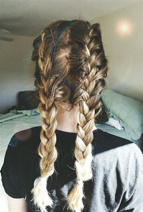 Loose Double French Braids Frenchbraids Double French Braids French