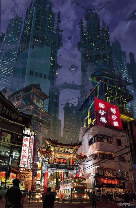 Anime Cityscape Wallpaper