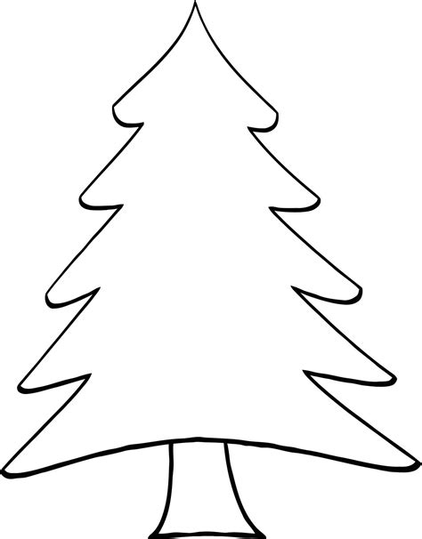 Free Pine Tree Outline Download Free Pine Tree Outline Png Images