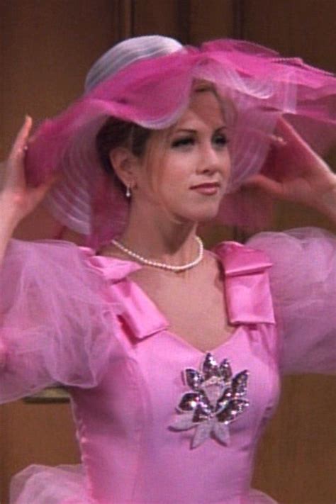 Rachel In Pink Bridesmaid Dress Friendstvshow Rachelgreen Jennifer