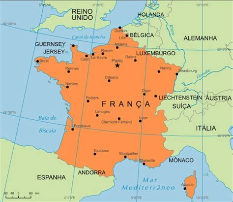 França E Alemanha Mapa Conheca As Principais Cidades Da Franca Estudo