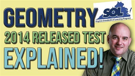 2014 Geometry Sol Virginia Released Test Answers Explained Youtube