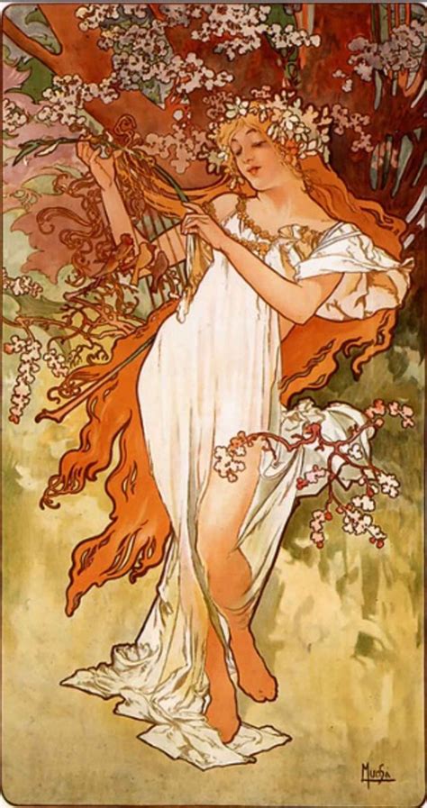 Mucha Printemps Art And Illustration Illustration Pictures Alfons