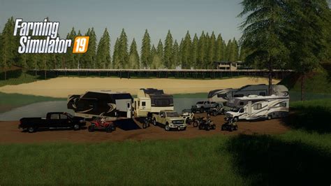 Camping With The Squad Buck And Pickle Farming Simulator 19 Youtube