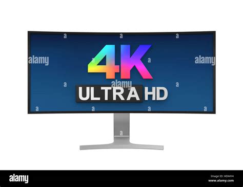 4k Ultra Hd Wide Monitor Stock Photo Alamy
