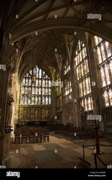 Interior Inside The Lady Chapel Gloucester Cathedral Gloucestershire