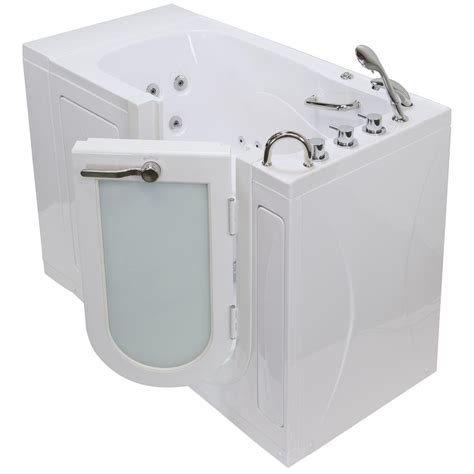 The manual for the tub states: Ella Monaco Acrylic 52 in. Walk-In Whirlpool Bath in White ...