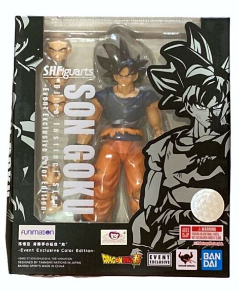 Bandai Shf Sh Figuarts Son Goku Ultra Instinct Sign Sdcc 2020 Event For