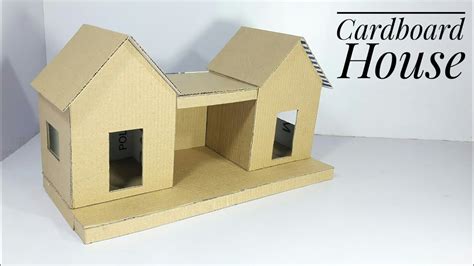 How To Make A Cardboard House Best Out Of Waste Cardboard House For