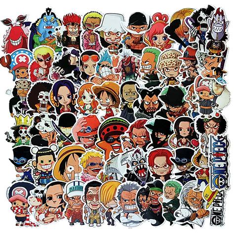 Buy One Piece Anime Sticker Pack Of 60 Stickers Aesthetic Anime
