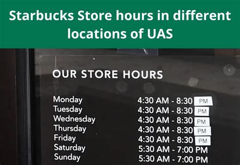 Starbucks Hours 2022 What Time Does Starbucks Openclose