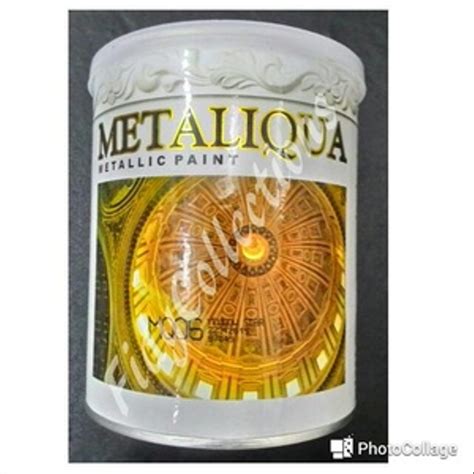 Jual Cat Air Warna Emas Metalik / Gold Metallic Merk Metaliqua Uk