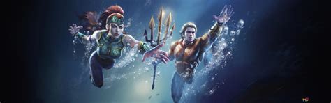 Justice League Aquaman And Mera 4k Wallpaper Download