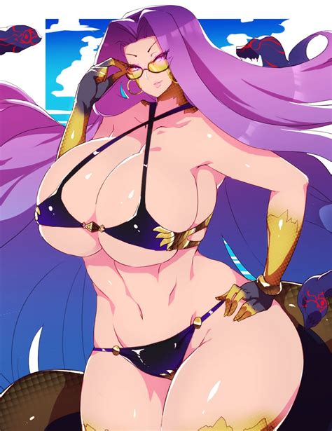 Stylish Gorgon In A Sexy Bikini Sekiyu Fate Grand Order