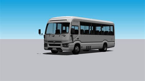 2020 Toyota Coaster Bus 3d Warehouse