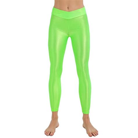 women shiny neon leggings for women in 2021 neon leggings women s leggings leggings