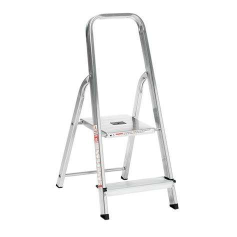 Abru Domestic Step Ladder Aluminium 2 Tread Wilko