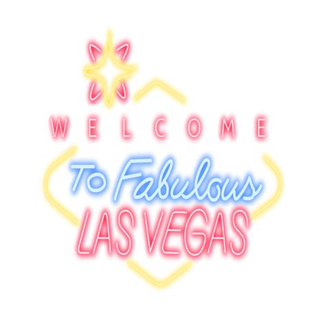 Neon Las Vegas Sign Transparent Png And Svg Vector File