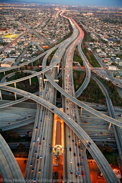 Freeways Los Angeles California Photos By Ron Niebrugge