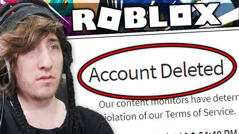 I Got Banned From Roblox Youtube