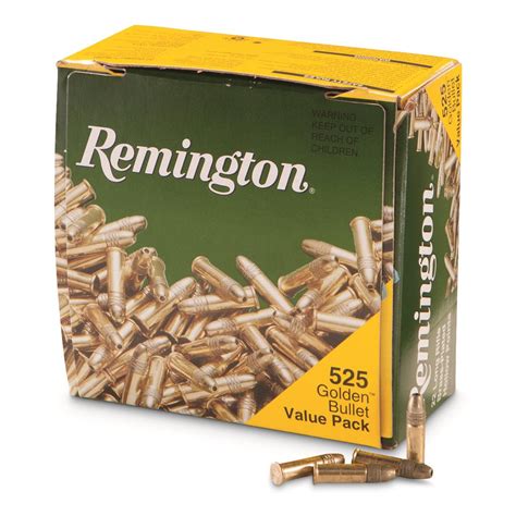 525 Rds Remington 22lr 36 Grain Lead Round Nose Hollow Point Ammo