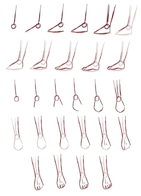 Feet By The Zombie Cat On Deviantart Sketches Tutorial Drawing