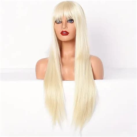 Wigs Clearance Cheap Blond Temu